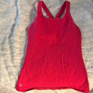 hot pink racerback tank top